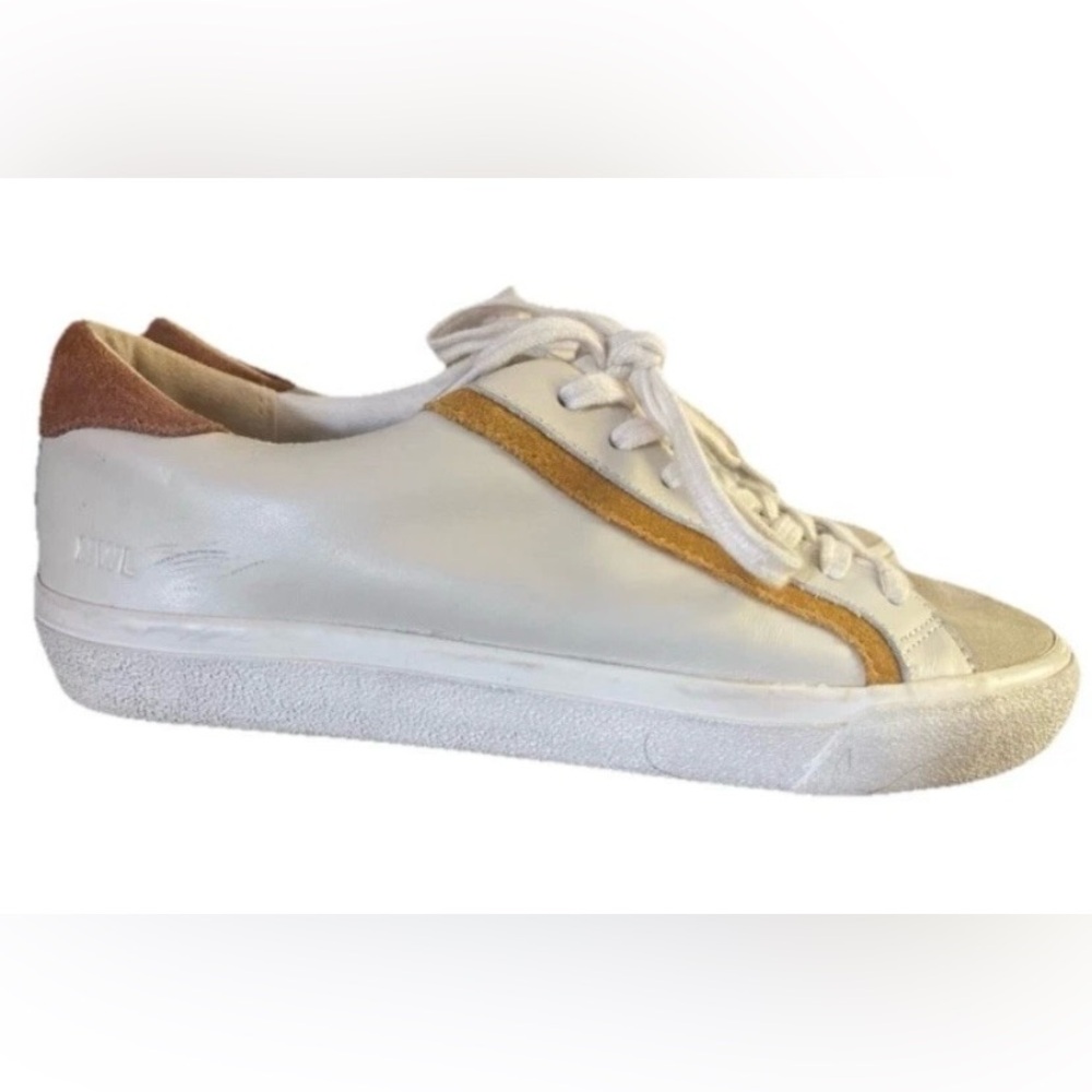 Madewell Sidewalk Low-Top Sneakers Colorblock Leather Suede Size 8 W Size 7 M